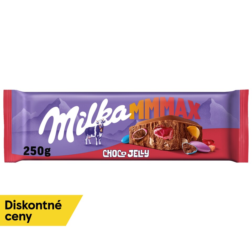 Milka Mmmax Choco Jelly Milk Chocolate 250 g