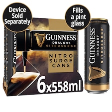 Guinness Draught Nitrosurge 6 X 558Ml