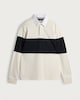 image 4 of F&F Pure Cotton Striped Long Sleeved Rugby Shirt in Cream