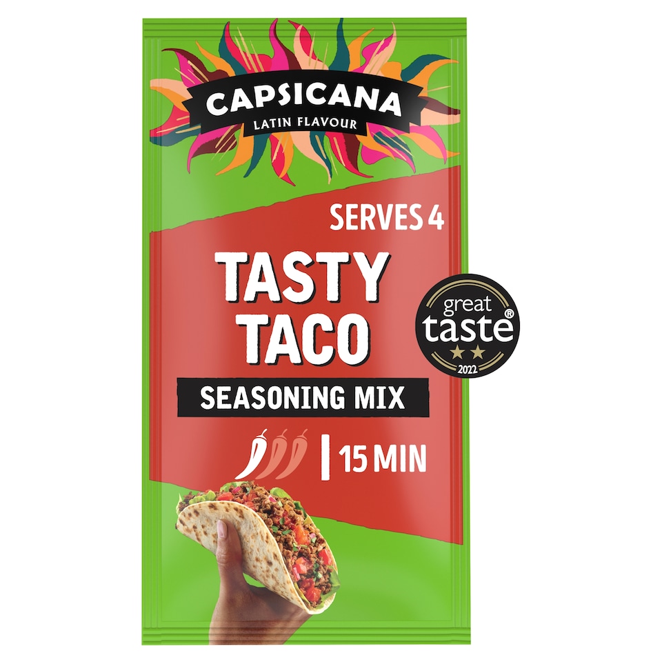 Capsicana Mexican Tasty Taco Jalapeno & Spices Seasoning Mix 28G