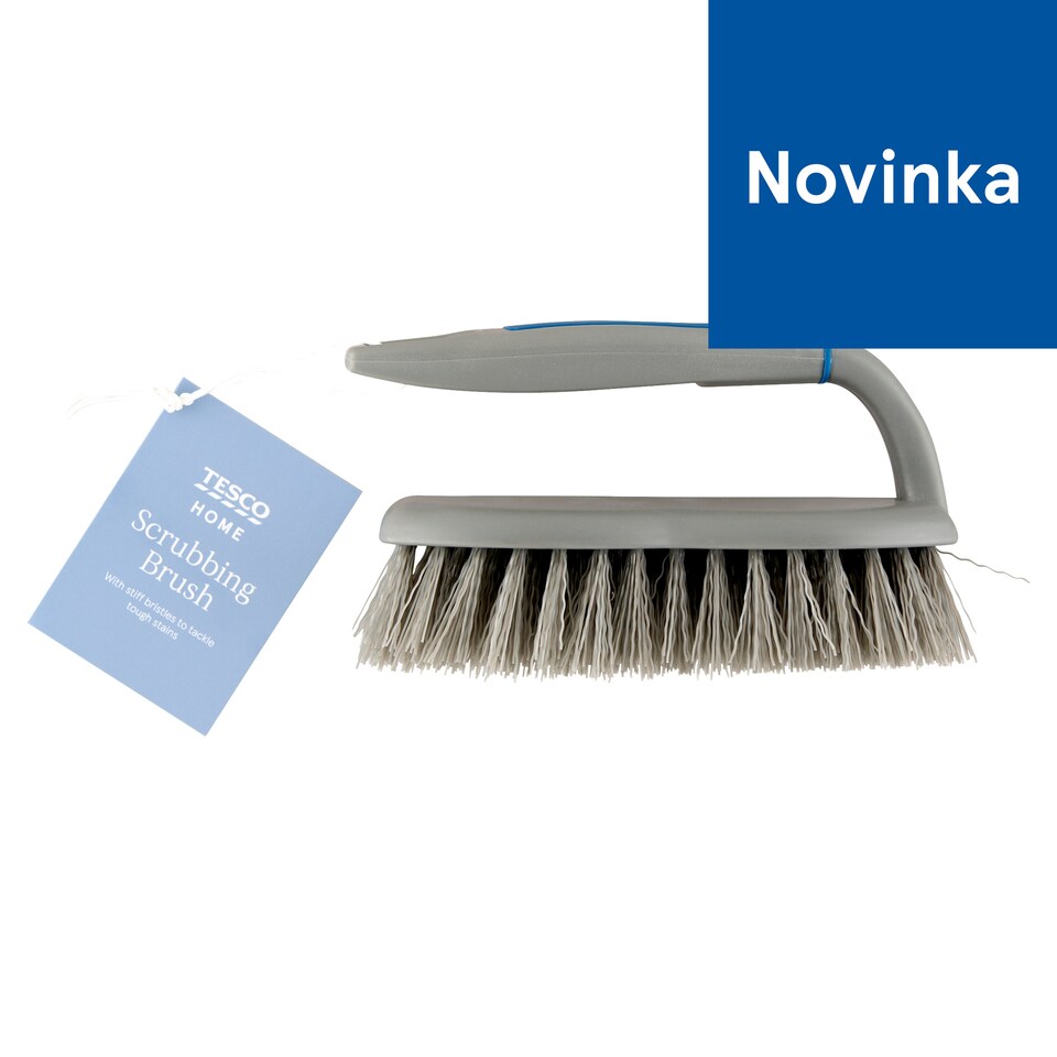 Tesco Home Blue Grey Scrubbing Brush