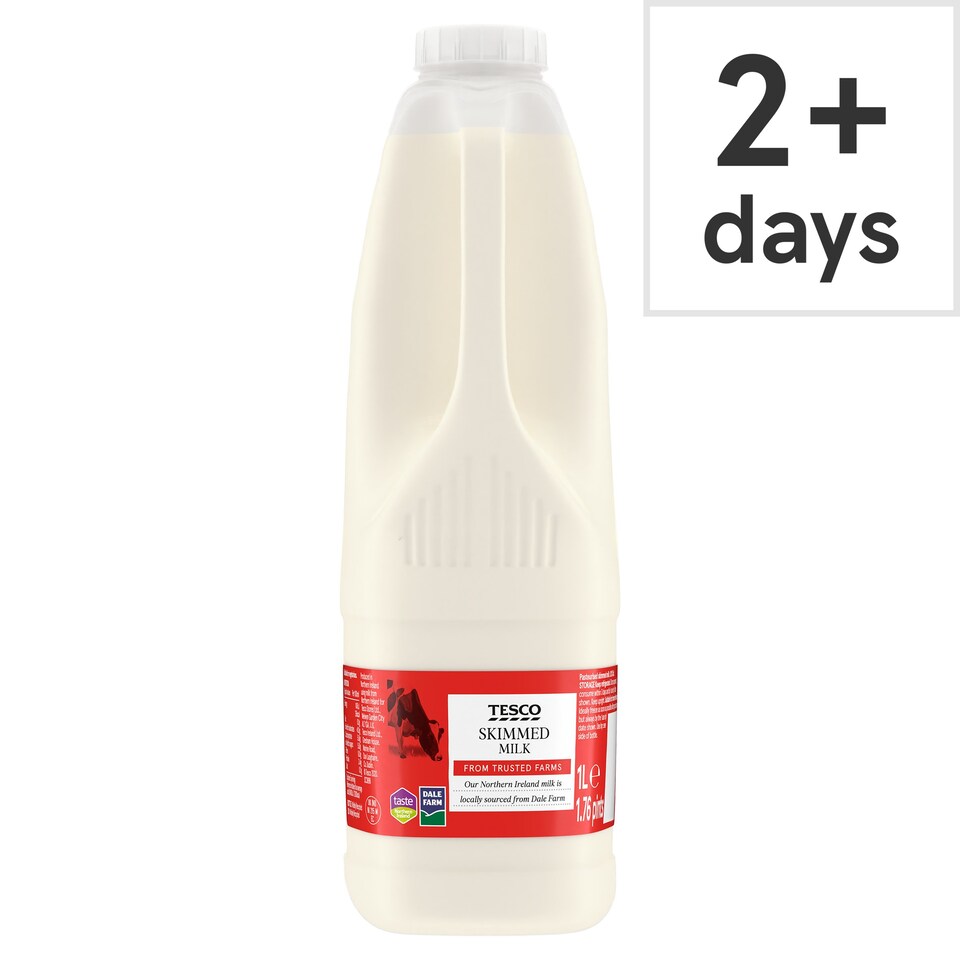 Tesco Skimmed Milk 1L