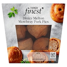 Tesco Finest Dinky Melton Mowbray Pork Pies 200G