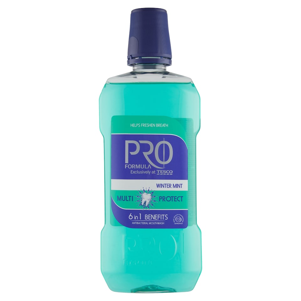 Tesco Pro Formula Ústní voda 6 v 1 500ml