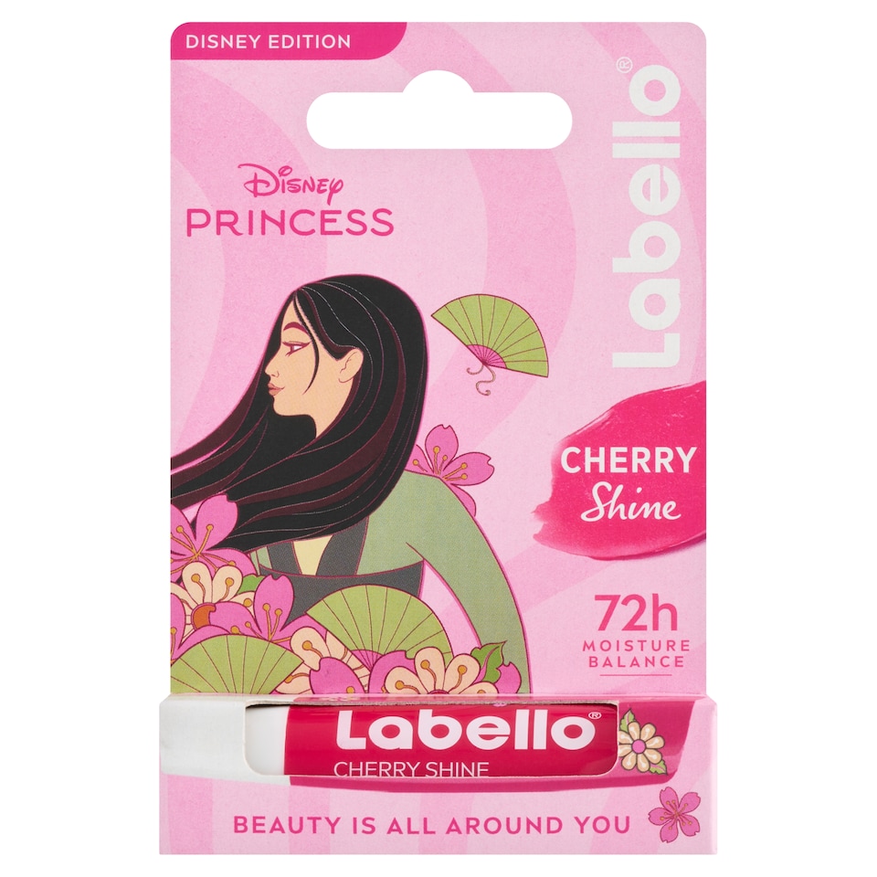 image 1 of Labello Cherry Shine Lip Balm Limited Disney Princess Edition 4.8g