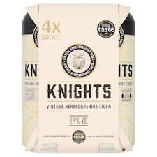 Knights Vintage Herefordshire Apple Cider 4x500ml