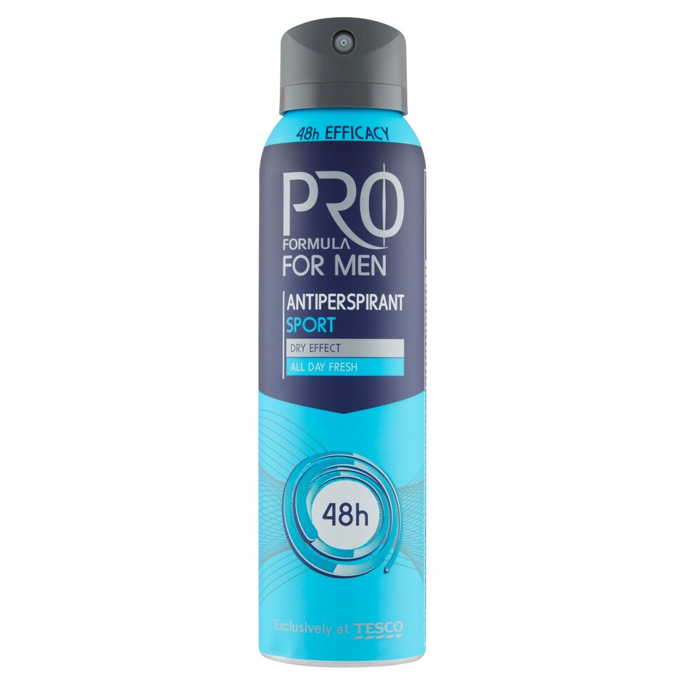 Tesco Pro Formula For Men Sport Antiperspirant 150 ml