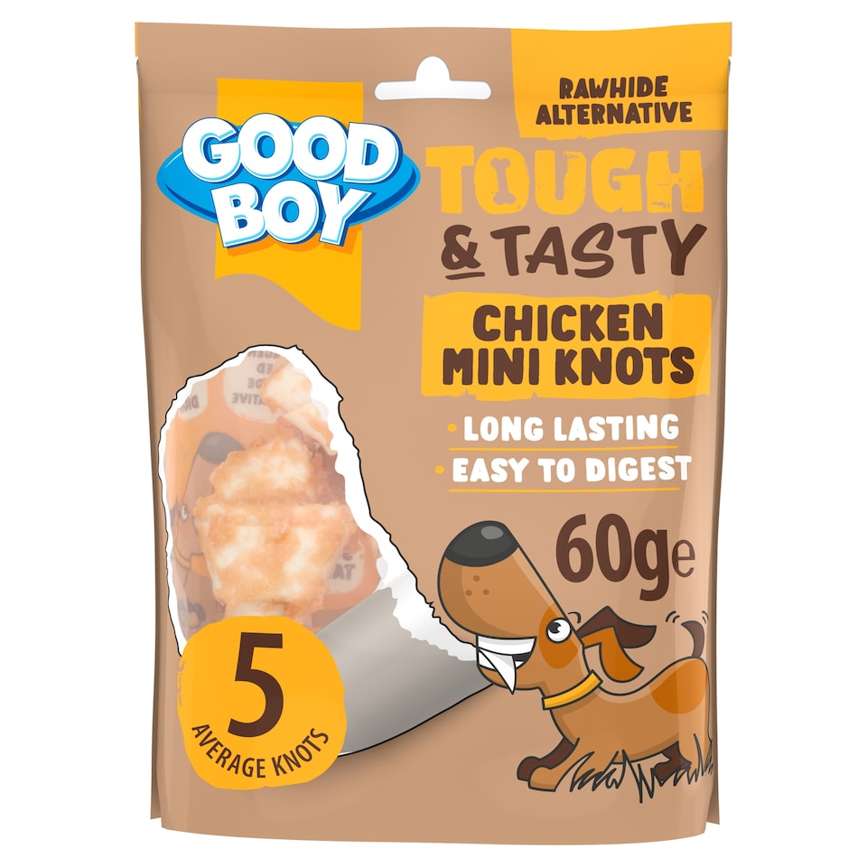 image 1 of Good Boy Tough & Tasty Chicken Mini Knots 60G