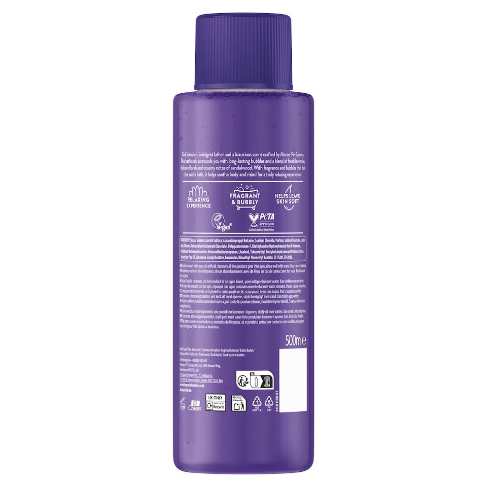 image 1 of Imperial Leather Lavender & Iris Bath Soak 500Ml
