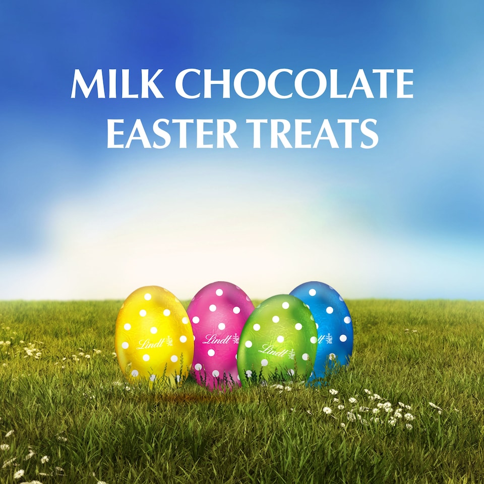 image 1 of Lindt Hen Mini Chocolate Eggs 90g 