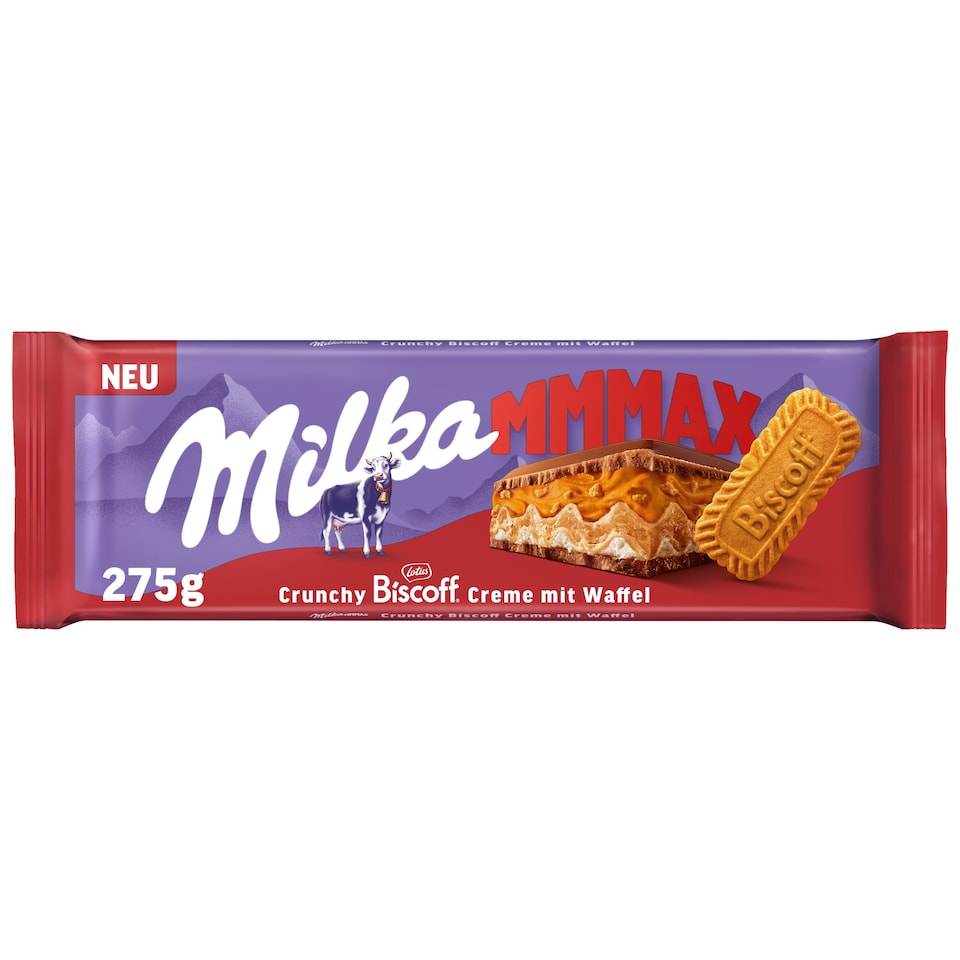 MILKA BISCOFF CHOCOLATE TABLET 275 g