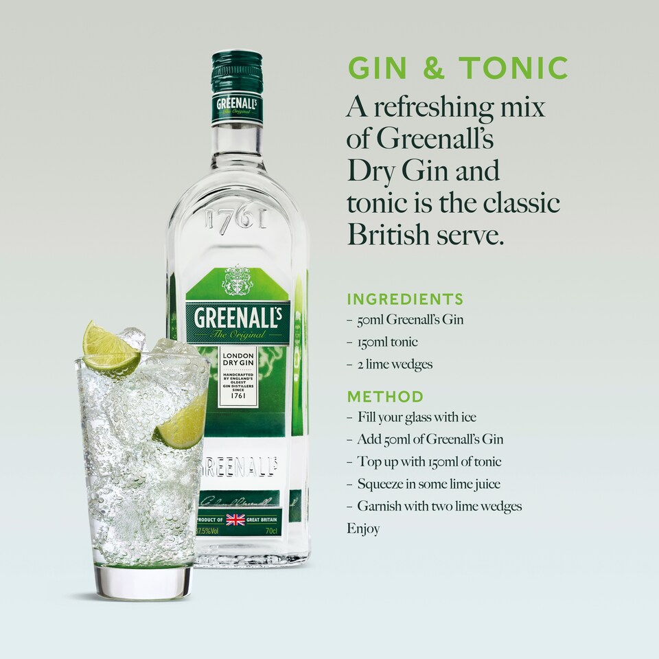 image 1 of Greenalls Original London Dry Gin 70Cl