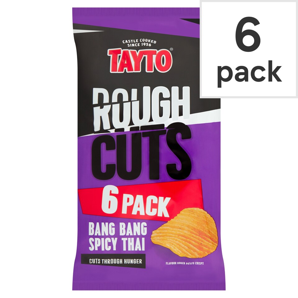 Tayto Rough Cuts Bang Bang Thai 6 Pack