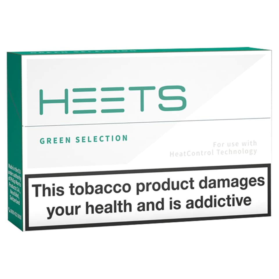 Heets Green Selection Tobacco Sticks 20 Pack