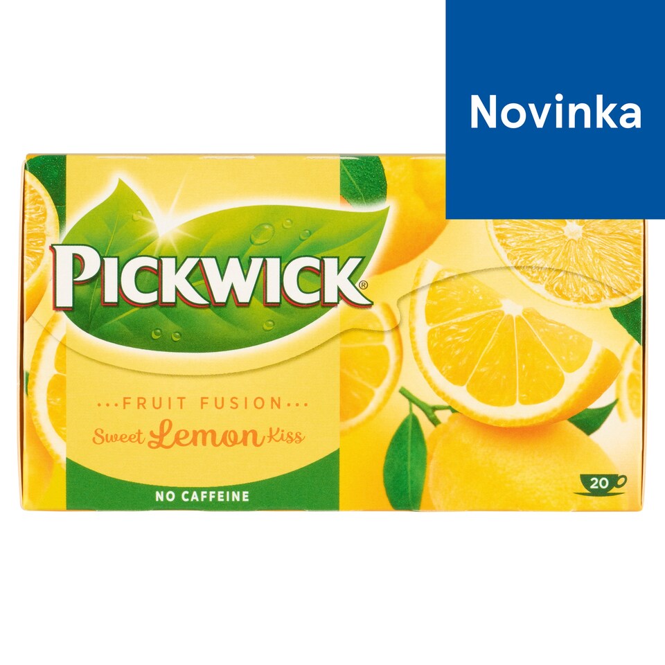 obrázok 1 z Pickwick Fruit Fusion Sweet Lemon Kiss ovocný čaj aromatizovaný s citrusovým oplodím 20 x 2 g (40 g)