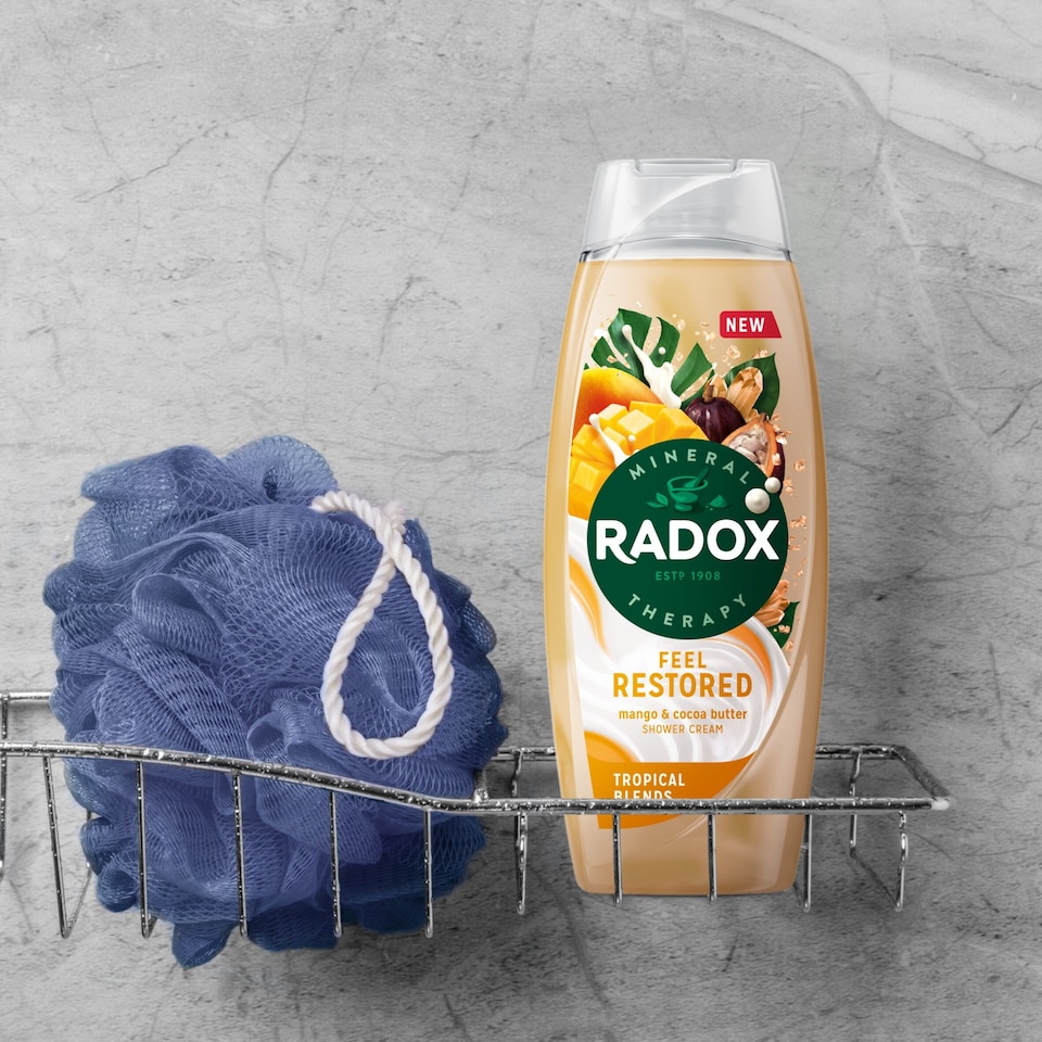 image 1 of Radox Feel Restored Shower Gel Body Wash 450ml