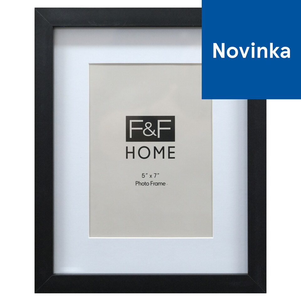 F&F Home Black rámik 13 x 18 cm