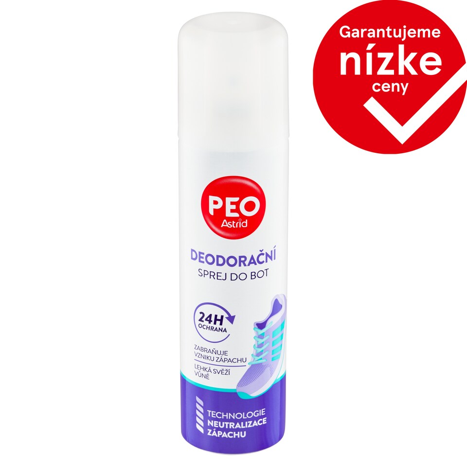 obrázok 1 z Astrid Peo Dezodoračný sprej do topánok 150 ml