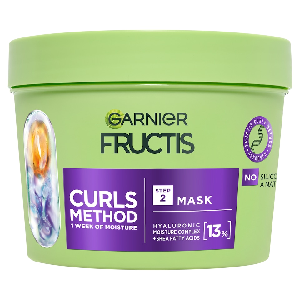 Garnier Fructis Curls Method hydratační maska pro suché vlnité a kudrnaté vlasy 370ml