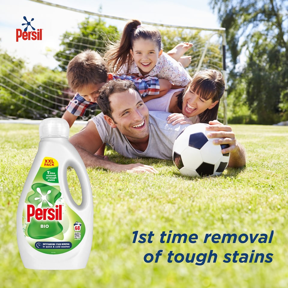 image 1 of Persil Bio Laundry Washing Liquid Detergent 68 Washes 1836ml
