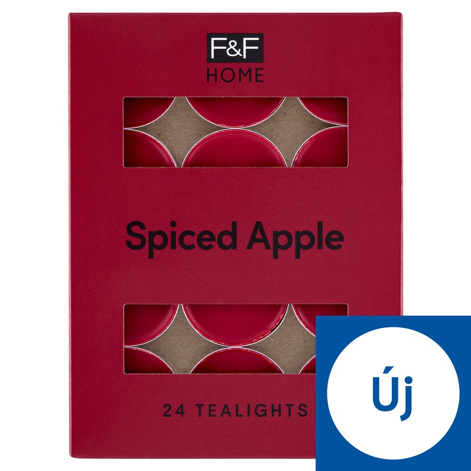 F&F Home Spiced Apple illatosított teamécses 24 x 8,3 g  1. kép