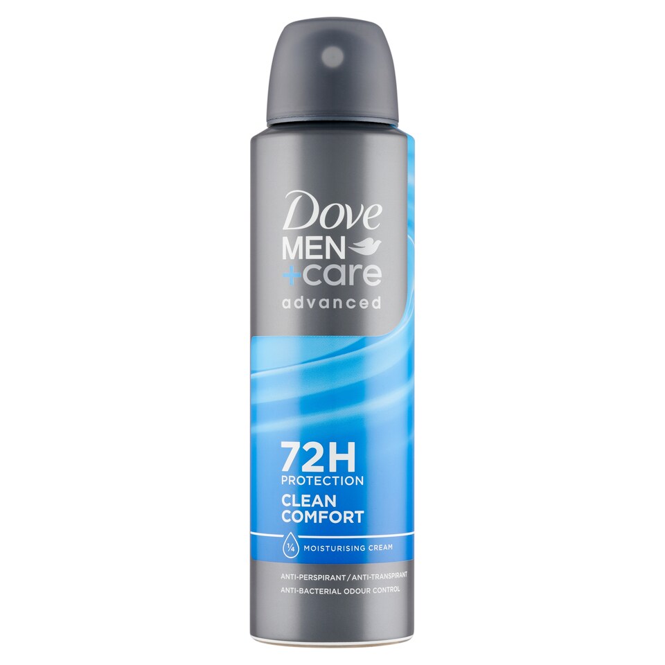 obrázok 1 z Dove Men Advanced Clean Comfort Antiperspirant sprej 150 ml