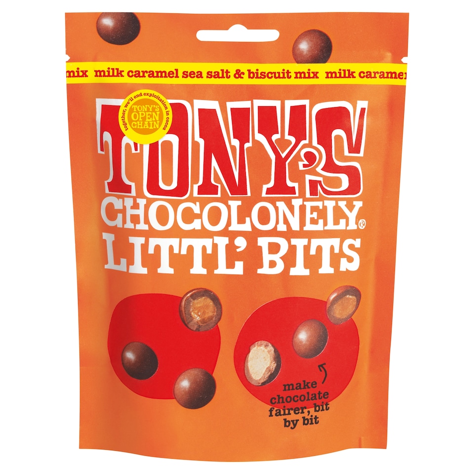 image 1 of Tony's Chocolonely Caramel Sea Salt & Biscuit Mix 100G