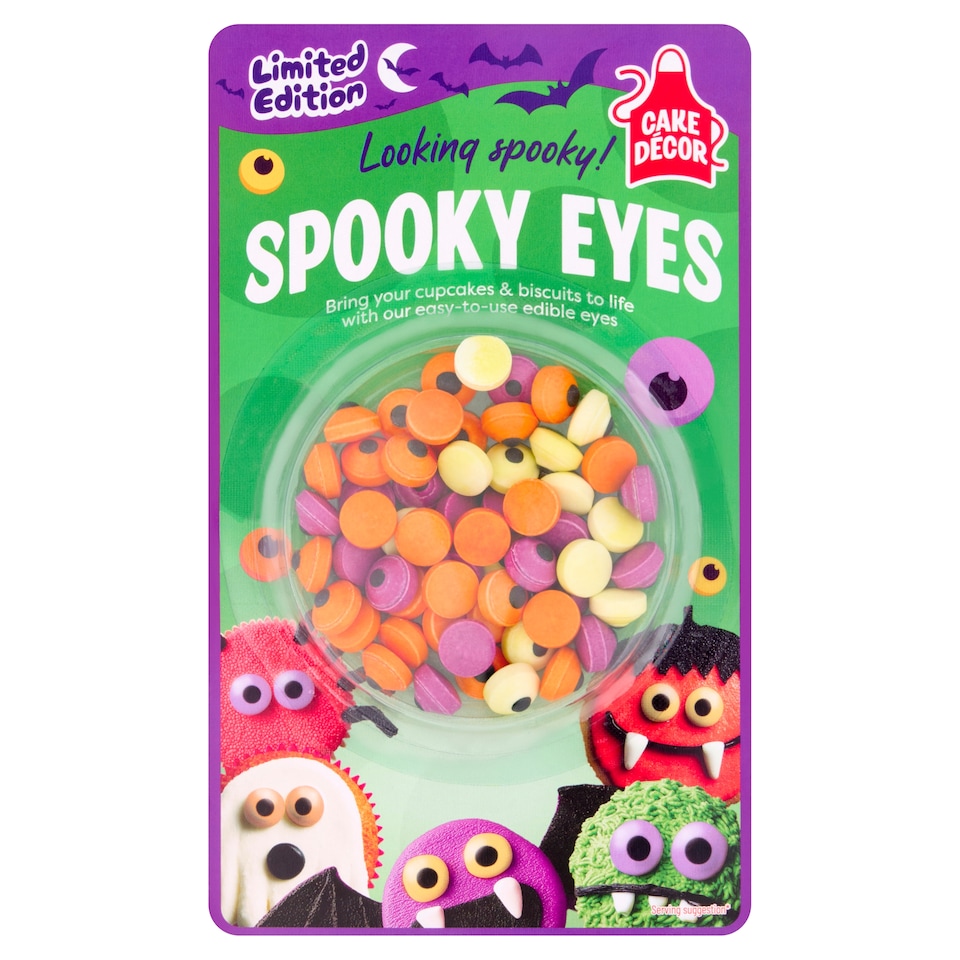 Cake Decor Spooky Eyes Coloured 25G
