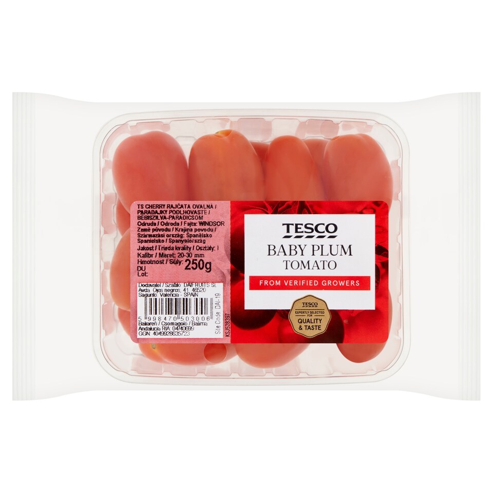 Tesco bébi-szilvaparadicsom 250 g