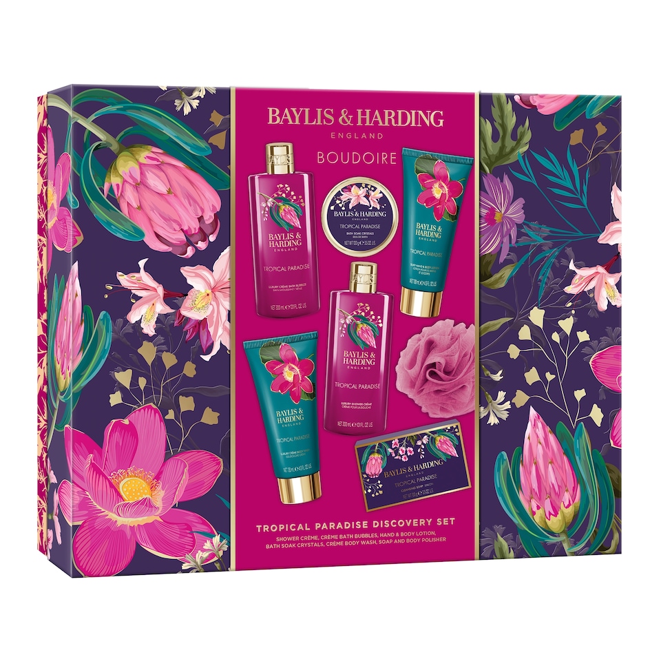 image 1 of  Baylis & Harding Boudoire Tropical Paradise Discovery Gift Set