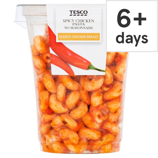 Tesco Spicy Chicken Pasta 275G Tesco Groceries