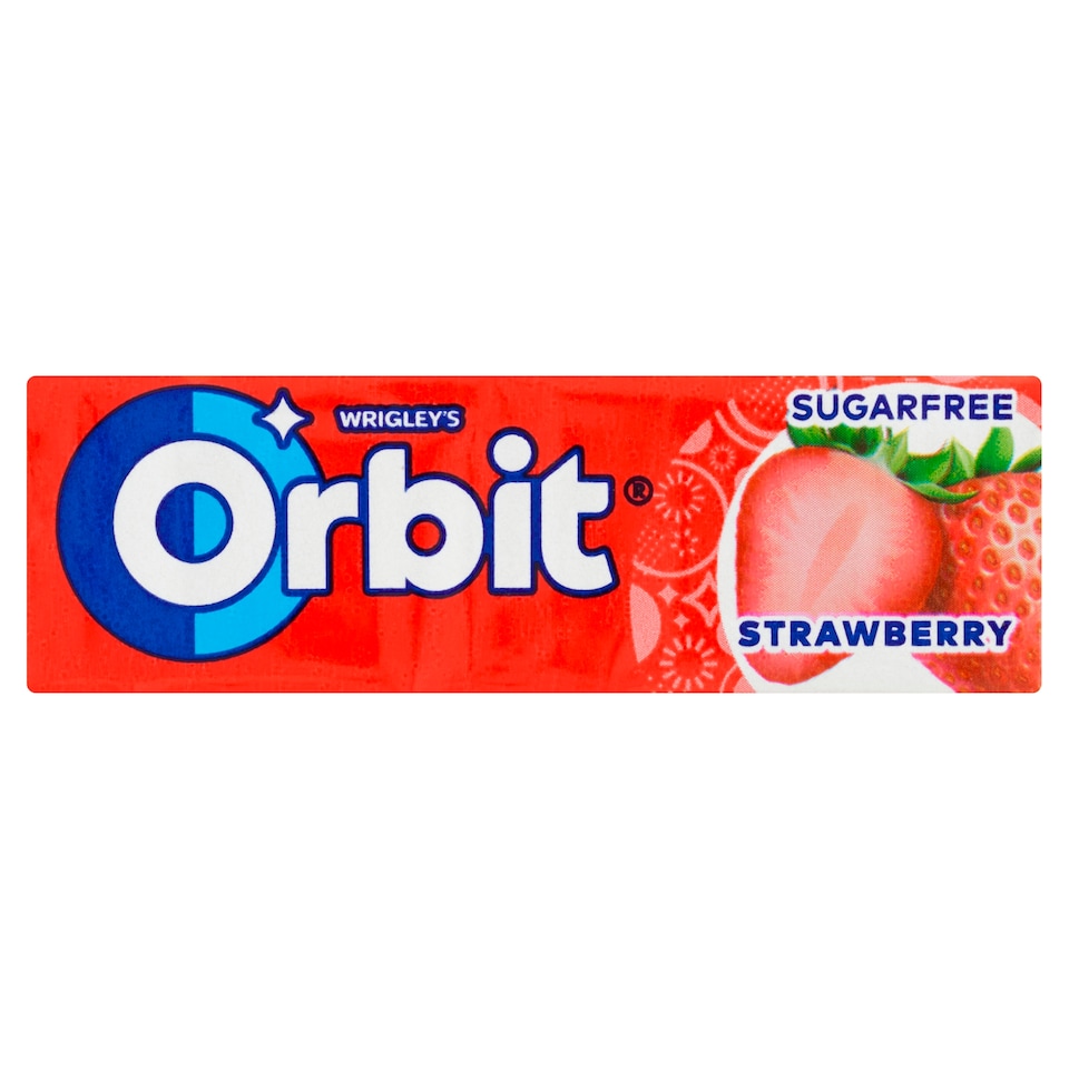 image 1 of Wrigley's Orbit Sugar-Free Chewing Gum with Strawberry Flavour 10 pcs 14 g