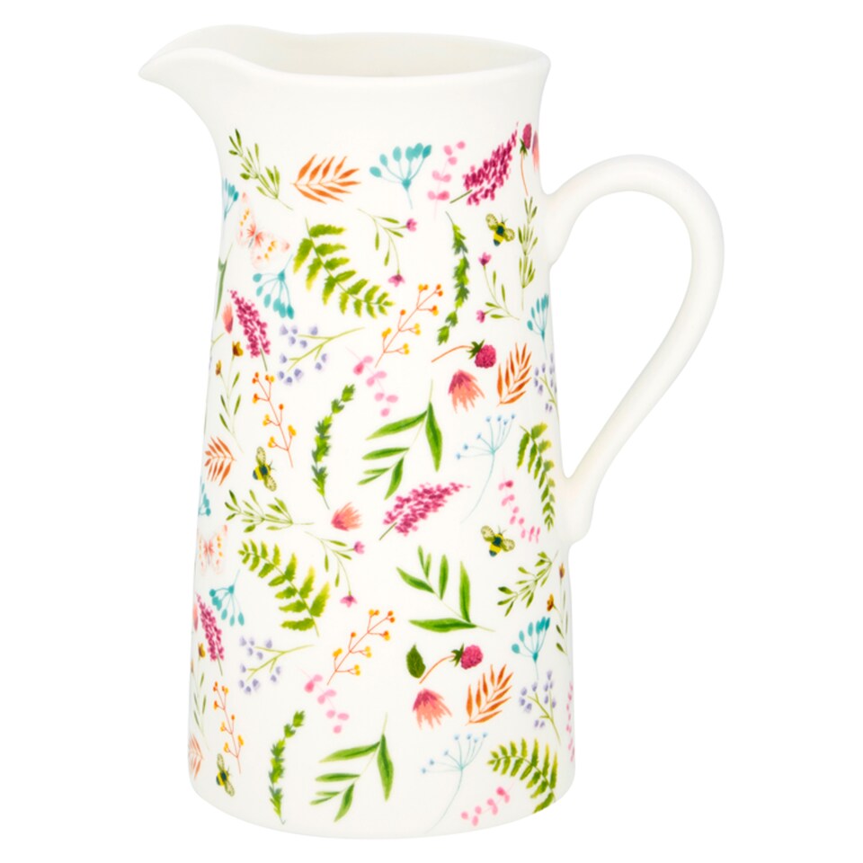 Fox And Ivy Relaxed Ceramic Jug Vase