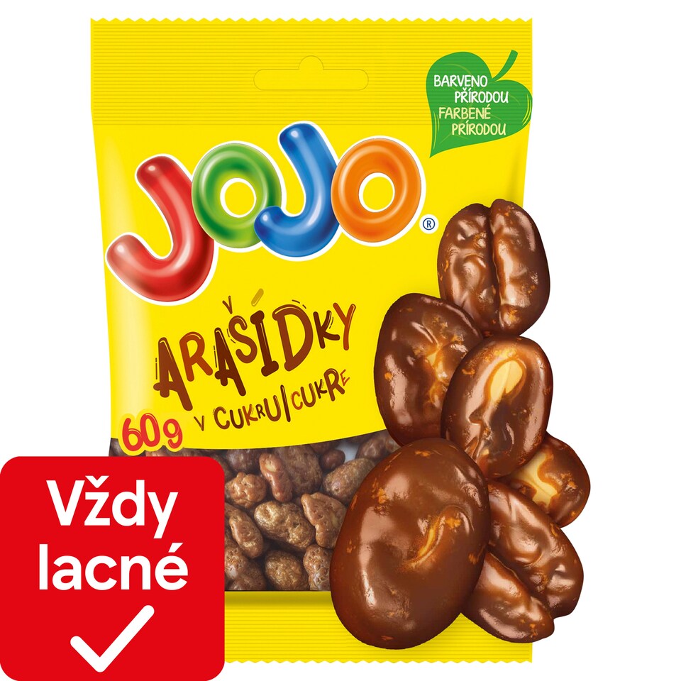 JOJO Arašidky v cukre 60 g