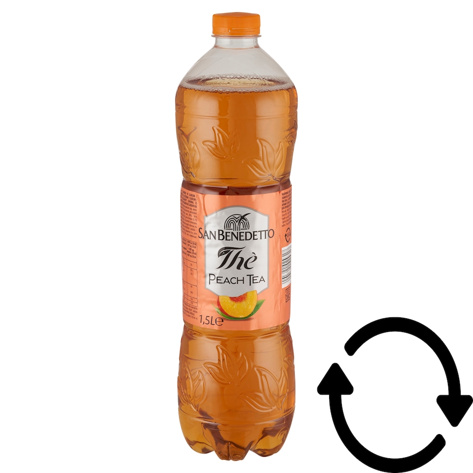 San Benedetto barackos ice tea ízű alkoholmentes üdítőital cukorral és édesítőszerekkel 1,5 l
