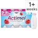 image 1 of Actimel Raspberry Fat Free Immunity Live Yoghurt Drink Multipack 8X100g