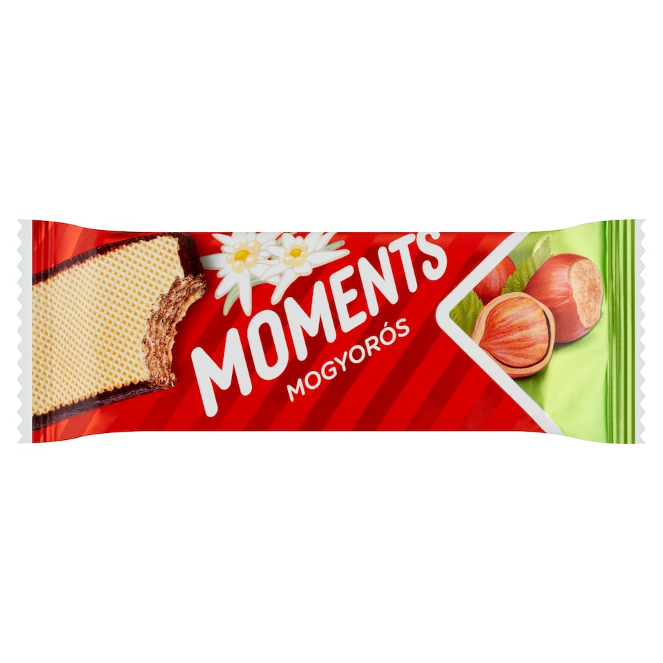 image 1 of Moments Cocoa Coated Crispy Wafers with Hazelnut Cream Filling 45 g