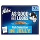 image 1 of Felix As Good As it Looks Senior 7+ Fish in Jelly Wet Cat Food 12x85g