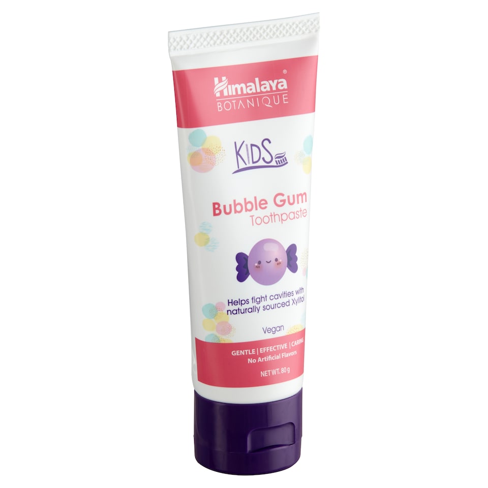 Himalaya Botanique Kids rágógumi ízű fogkrém gyermekeknek 80 g