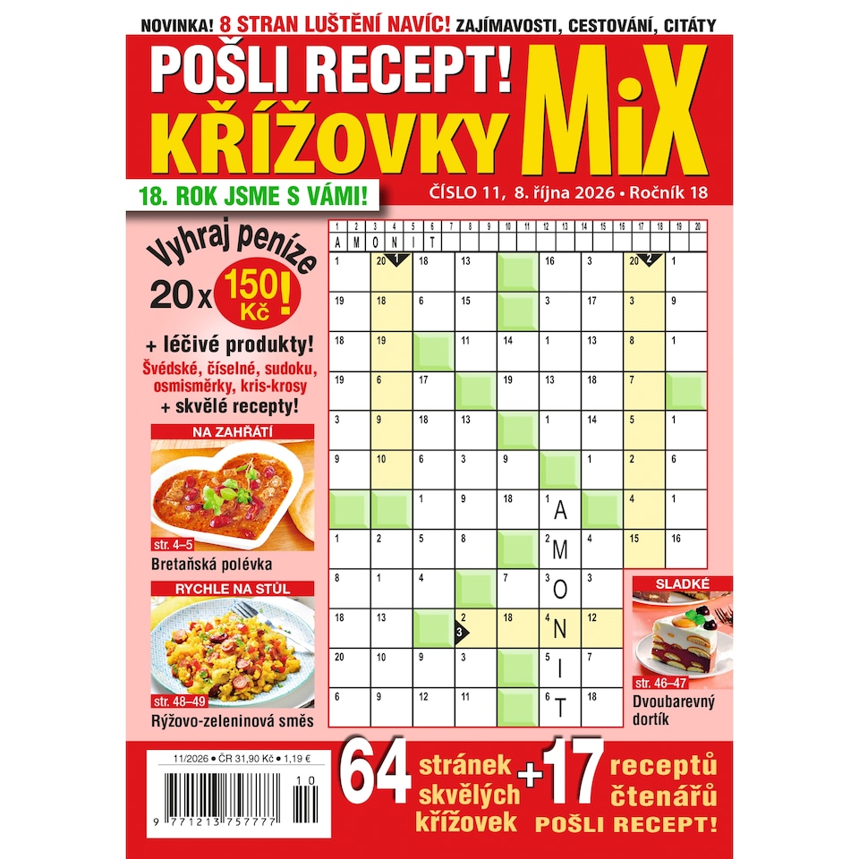 Pošli recept speciál křížovky