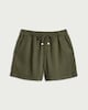 image 4 of F&F Pure Lyocell Drawstring Shorts in Khaki