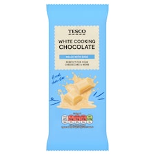 Tesco White Cooking Chocolate 150G
