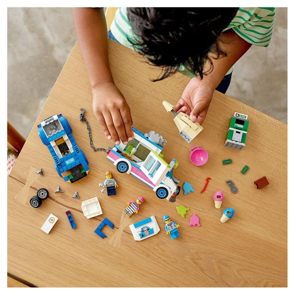 image 1 of LEGO City 60314 Ice Cream Truck Police Chase