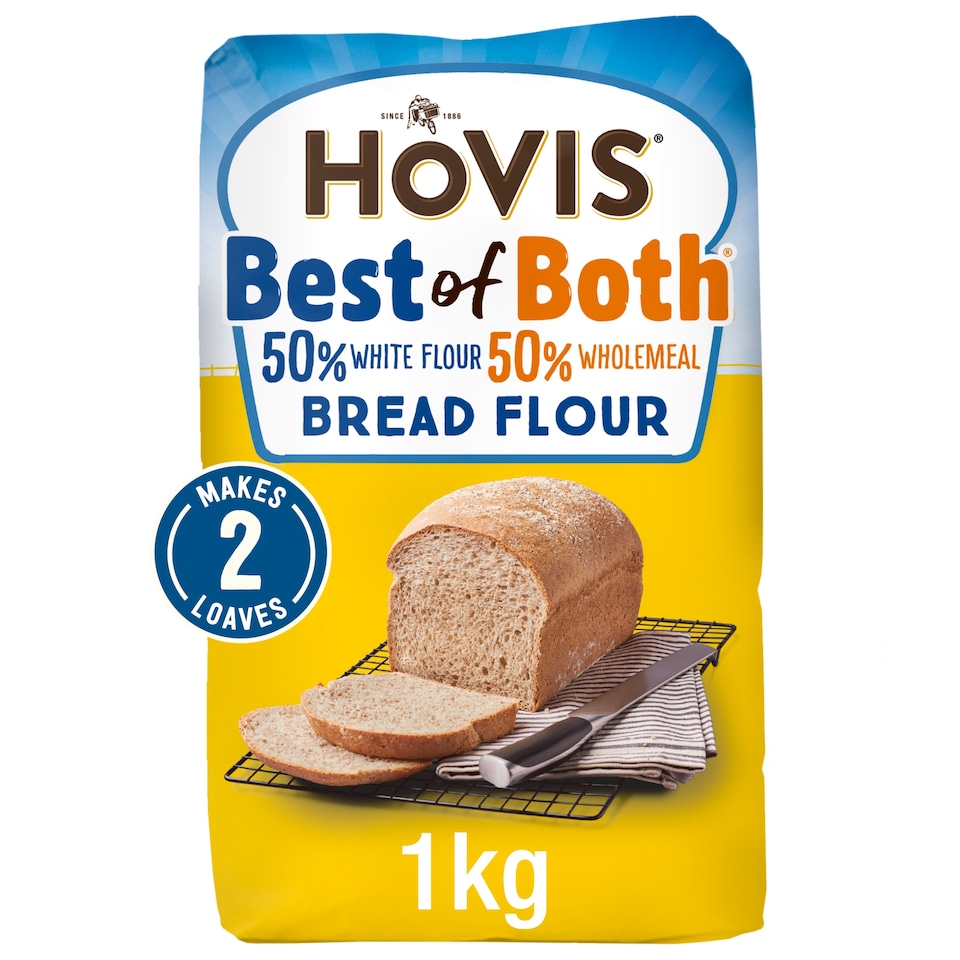 Hovis Best Of Both Bread Flour 1kg