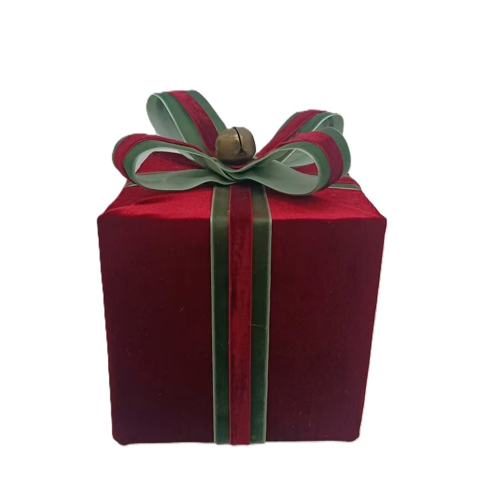 Bayswood Velvet Present Christmas Room Decoration