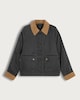 image 5 of F&F Cotton Rich Corduroy Collar Jacket in Grey