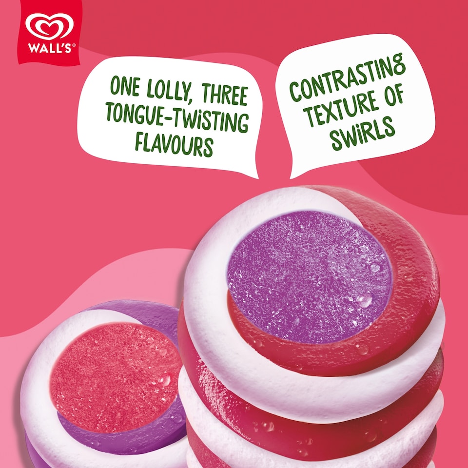 image 1 of Twister Mini Mallow Ice Cream Lollies 6x50ml
