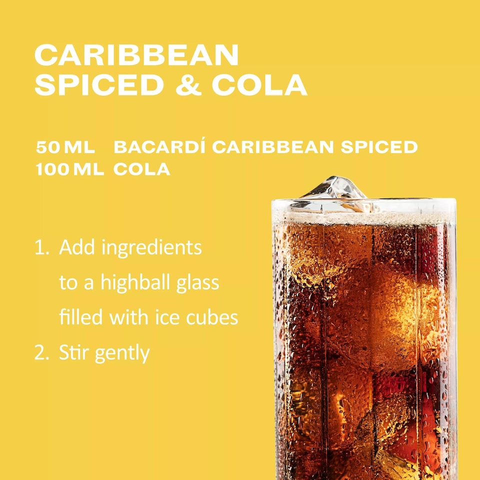 image 1 of Bacardi Caribbean Spiced Rum 700Ml