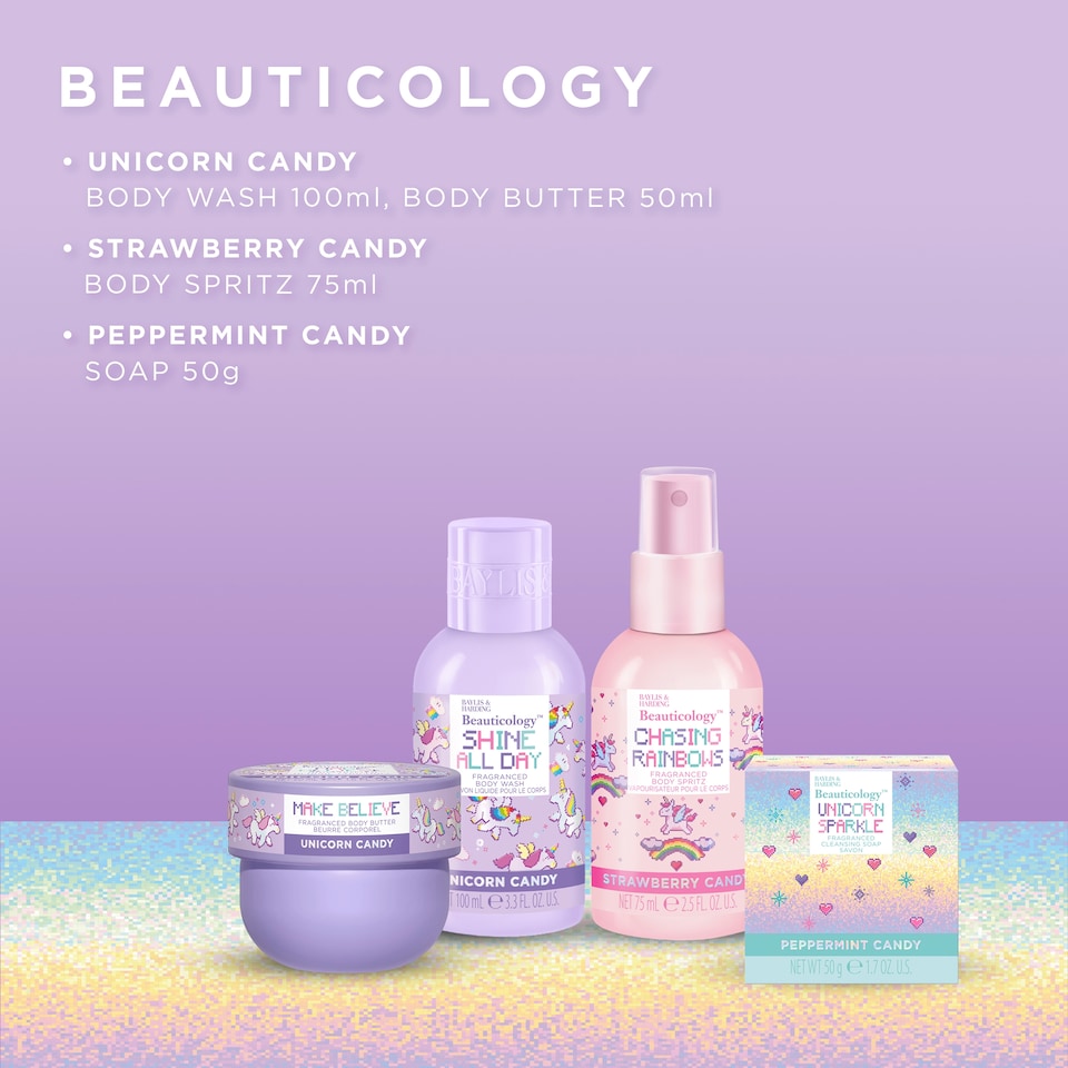 image 1 of Baylis & Harding Beauticology Travel Beauty Bag Gift Set