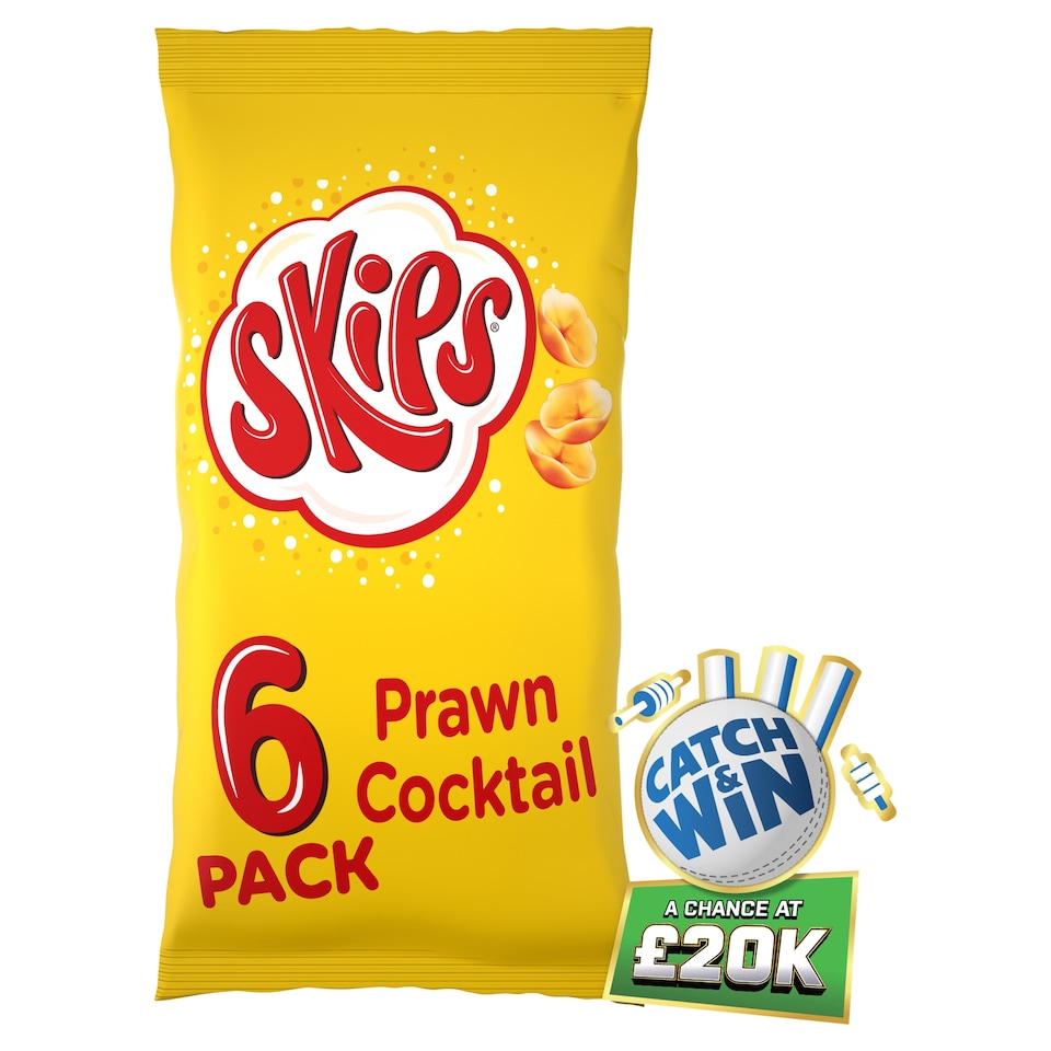 image 1 of Skips Prawn Cocktail Multipack Crisps 6x13.1g